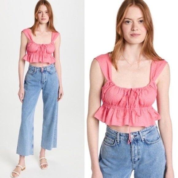 Ciao Lucia Cinetta Crop Tank Top Size Large - Picture 1 of 8